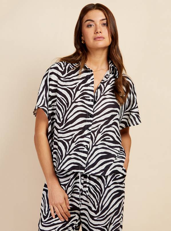 VOGUE WILLIAMS Zebra Shirt M